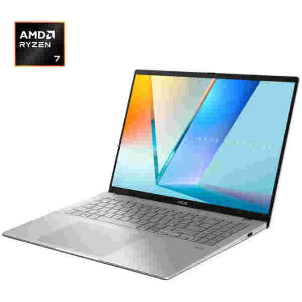 Prenosnik Asus 40,64 cm (16,0") Vivobook S 16 1920x1200 IPS 300nit Ryzen 7 260/16GB/SSD1TB/BL/Windows Hello/AMD Radeon/Win11Home (90NB16F2-M004D0) - slika 2