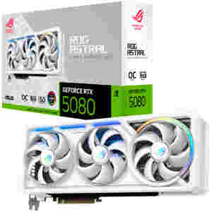 Grafična kartica nVidia RTX5080 Asus ROG Asral OC Edition Bela - 16GB GDDR7 (90YV0LV4-M0NA00)