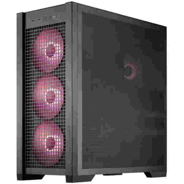 Ohišje Asus TUF Gaming GT302 TG MidiATX - črna RGB - slika 3