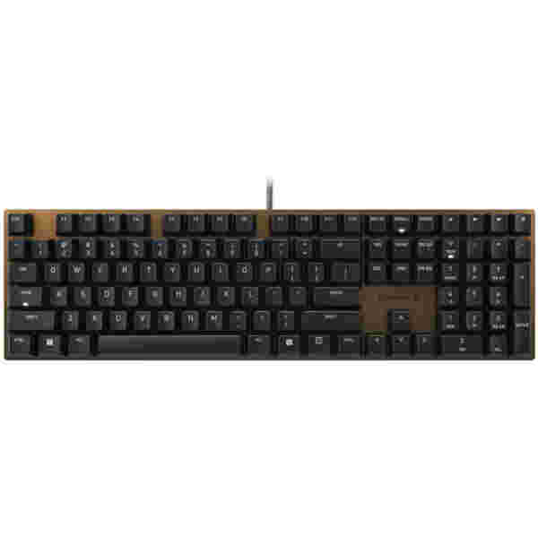 Tipkovnica Cherry KC 200 MX UK | SLO gravura - črna-rjava LED osvetlitev (G80-3950LIBEU-2)