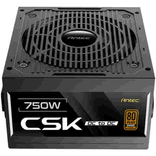 Napajalnik - 750W Antec 750DC EC 750 80Plus Bronze 88% ATX12V 2.52 Non modular 120mm črna (0-761345-20112-4) - slika 2