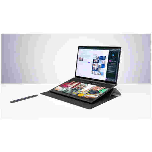 Prenosnik Asus 2x 35,5 cm (14,0") Zenbook Duo 2880x1800 OLED na dotik 400nit 120Hz Ultra 9-285H/32GB/SSD2TB/ALU/Intel Arc/Win11Pro (90NB14X1-M002Y0) - slika 5