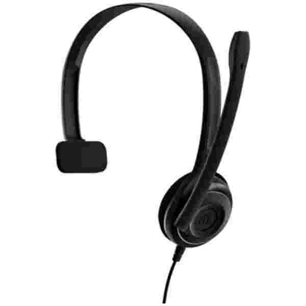 Slušalke žične EPOS naglavne z mikrofonom USB PC 7 črna mono (1000431)