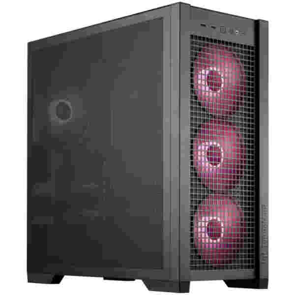 Ohišje Asus TUF Gaming GT302 TG MidiATX - črna RGB - slika 4