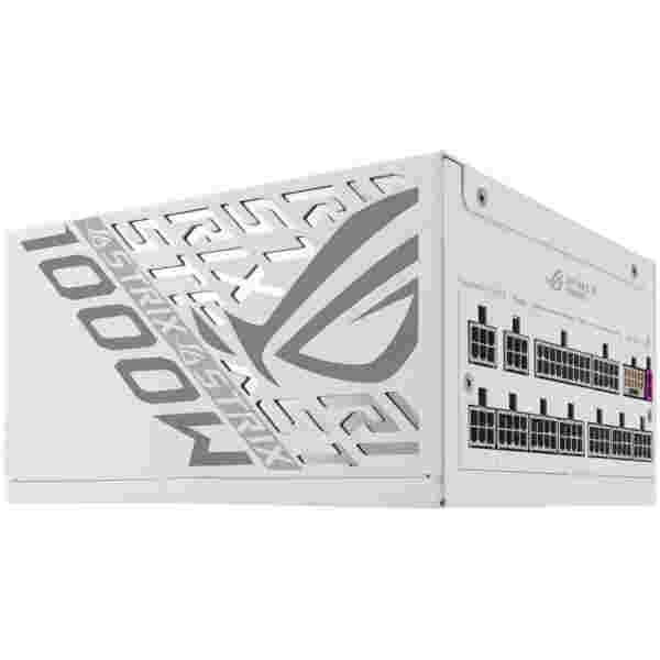 Napajalnik - 1000W Asus ROG STRIX 80Plus Platinum 92% ATX 3.1 (Gen5) Modular 120mm bela (90YE00W4-B0NA00) - slika 2