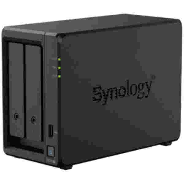NAS ohišje Synology DS225+ 2x3.5'' SATA HDD/SSD 2x M.2 NVMe AMD Ryzen R1600 2-core (4-thread) 2.6 GHz 4GB DDR4 ECC SODIMM 1xRJ-45 1GbE, 1xRJ45 2.5GbE 1xUSB 3.2 Gen1 1xeSATA USB-C