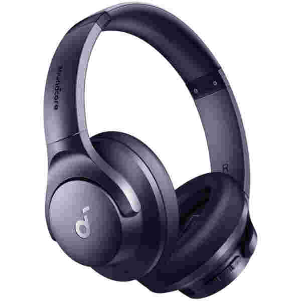 Slušalke brezžične Anker naglavne BT Soundcore Q20i modre ANC (A3004G31)