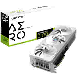 Grafična kartica nVidia RTX5070Ti GigaByte AERO OC bela - 16GB GDDR7 (GV-N507TAERO OC-16GD)