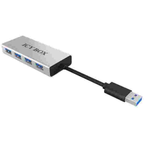 Icxbox IB-AC6104 4-Portni Hub s priključkom USB 3.0 Type-A