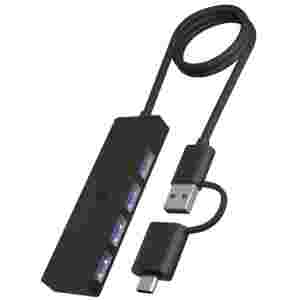 Icybox IB-HUB1424-C3 4-Port Hub z priključkom USB 3.2 Gen 1 Type-C in Type-A