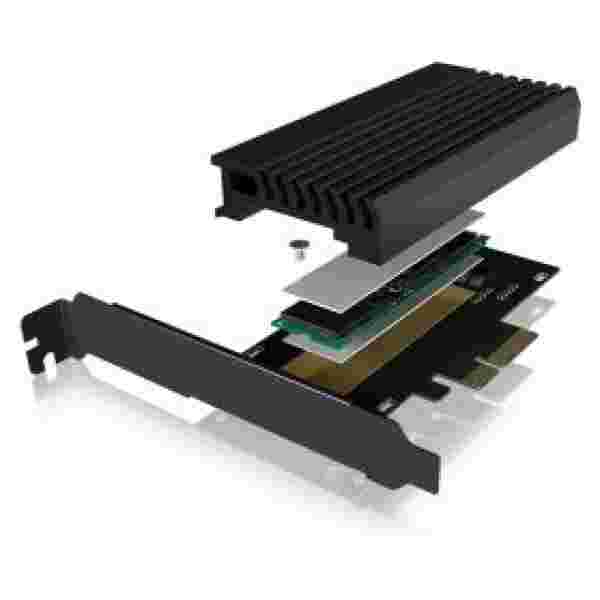 Icybox IB-PCI214M2-HSL ohišje/adapter za M.2 NVMe SSDje na PCIe x4 kartico s hladilnikom - slika 3