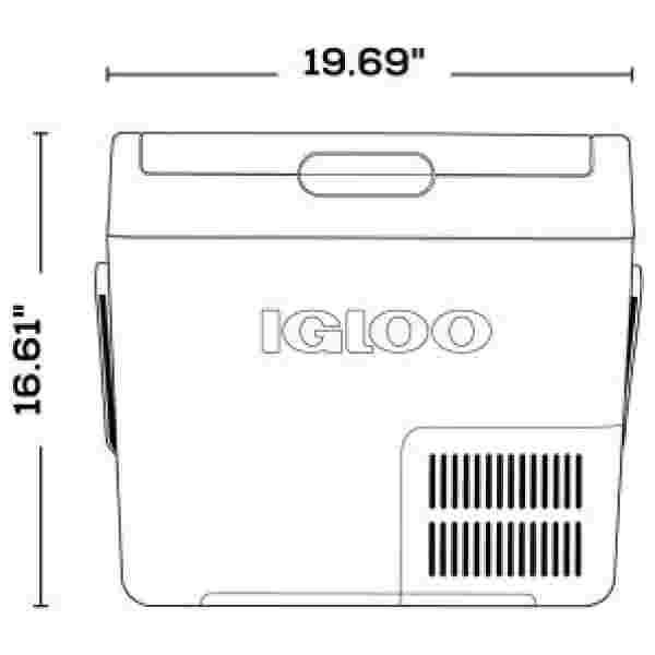 IGLOO Električni kompresorski hladilnik ICF 18 - 10,3l - slika 5