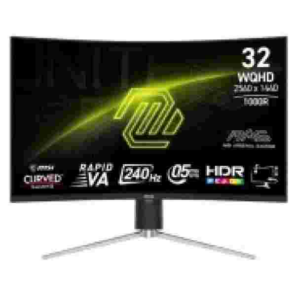 Zaslon MSI MAG 325CQRXF E2 31.5" / WQHD / 240Hz / 0.5ms (GtG) / ukrivljen / črn - nastavljiv po višini - PD 15W - slika 2