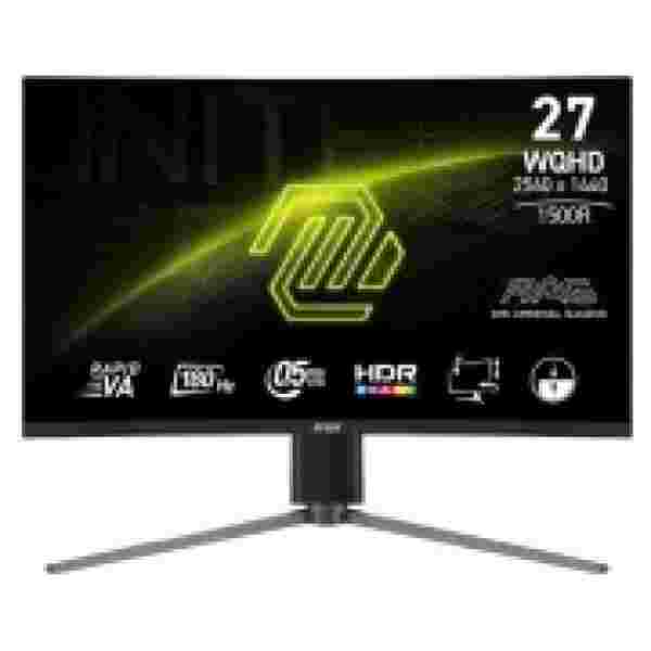 Zaslon MSI MAG-27CQ6PF / 27" / WQHD / 180Hz / 0.5ms (GtG) / ukrivljen / črn - nastavljiv po višini - slika 2