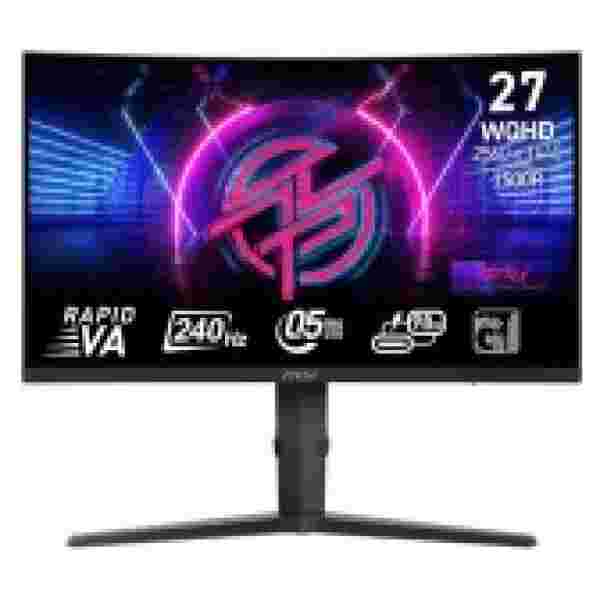Zaslon MSI MPG 275CQRXF / 27" / WQHD / 240Hz / 0.5ms (GtG) / ukrivljen / črn - nastavljiv po višini - PD 98W - slika 2