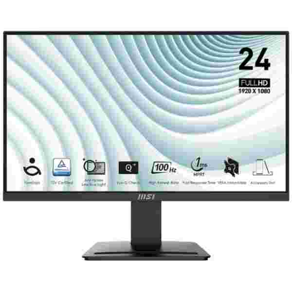 Zaslon MSI PRO MP2412 / 23.8" / FHD / VA / 100Hz / 1ms (MPRT) / črn