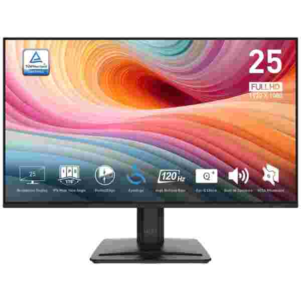 Zaslon MSI PRO MP251 E2 / 24.5" / FHD / IPS / 120Hz / 1ms (MPRT) / črn