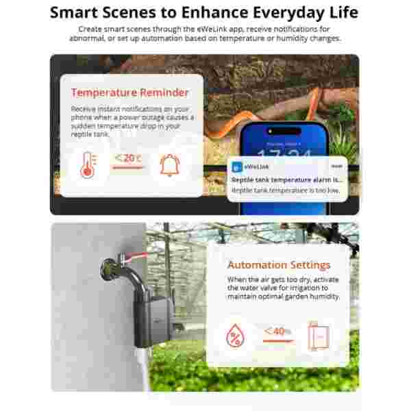 SONOFF ZigBee pametni senzor temperature in vlage SNZB-02WD - slika 5