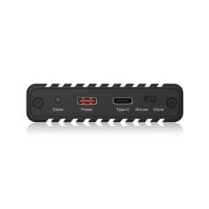Icybox IB-2817MCL-C31 ohišje za 2 NVME SSD-ja s USB-C in USB-A priključkom
