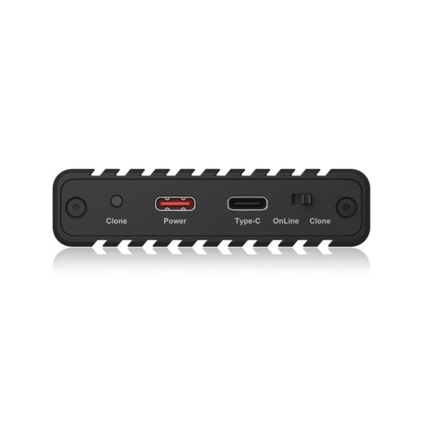 Icybox IB-2817MCL-C31 ohišje za 2 NVME SSD-ja s USB-C in USB-A priključkom