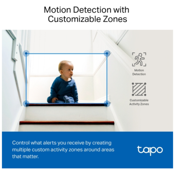 TP-LINK Tapo C220 2k 4MP QHD WiFi Pan/Tilt varnostna kamera - slika 4
