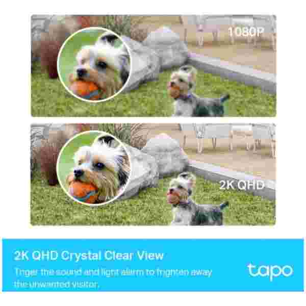 TP-LINK Tapo C420S2 2K QHD zunanja Wi-Fi varnostna kamera - set 2 kamer + Smart Hub
