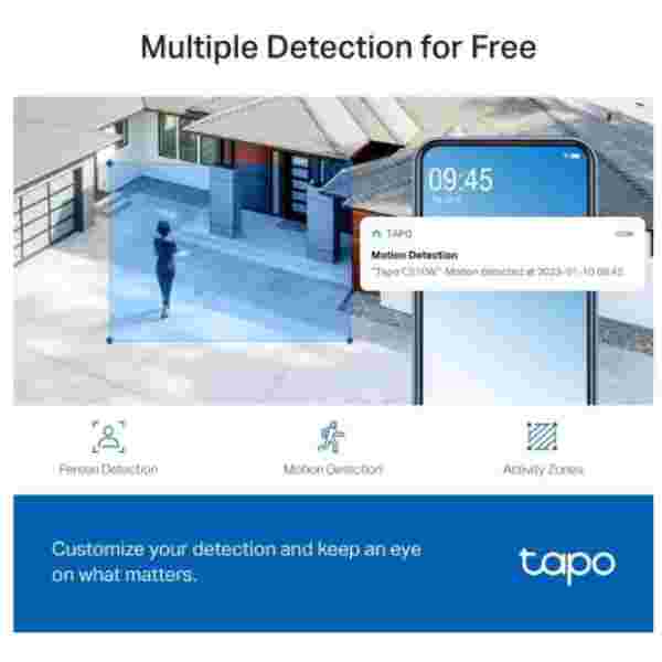 TP-LINK Tapo C510W 2k (2304×1296px) 360° Pan/Tilt zunanja Wi-Fi varnostna kamera - slika 3