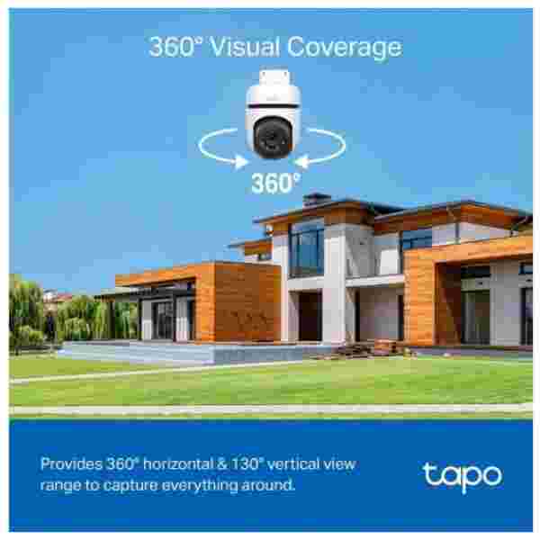 TP-LINK Tapo C510W 2k (2304×1296px) 360° Pan/Tilt zunanja Wi-Fi varnostna kamera - slika 4
