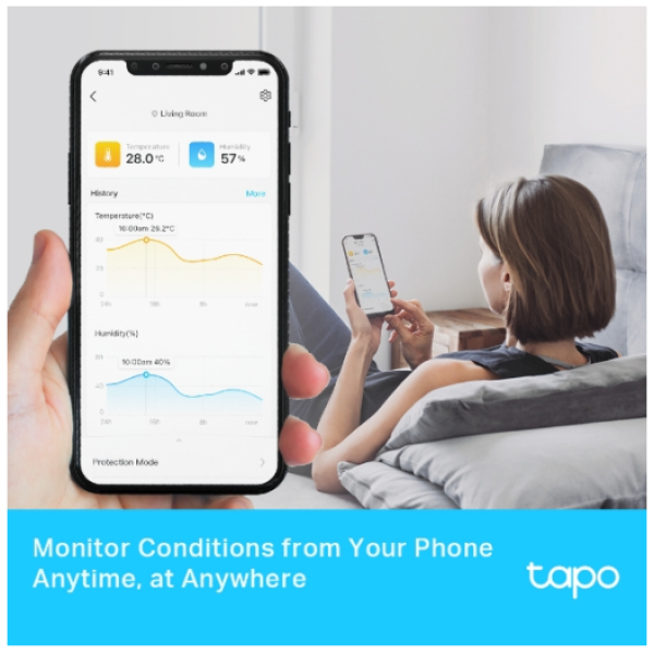 TP-LINK TAPO T315 Smart Temperature & Humidity senzor - slika 2