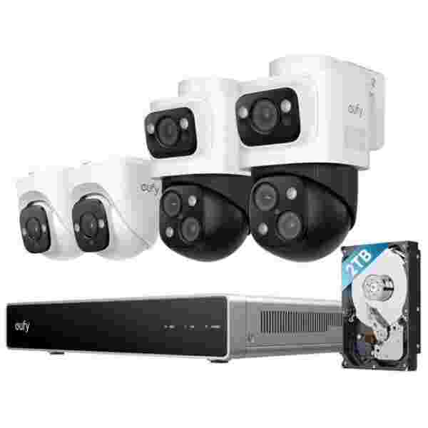 Anker Eufy Security PoE NVR nadzorni sistem S4 (2x eufy E41 + 2x eufy S4)