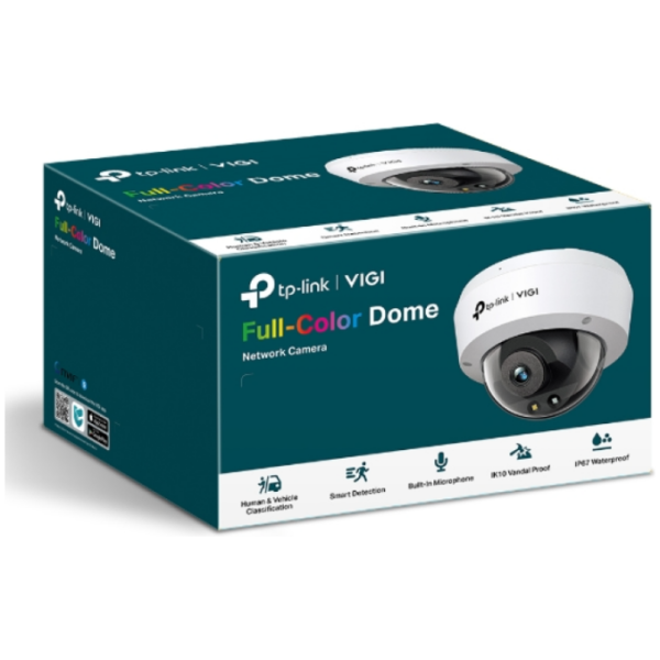 TP-LINK VIGI 5MP Full-Color Dome mrežna kamera (do 2880 × 1620 H.265+ 30fps) - slika 4
