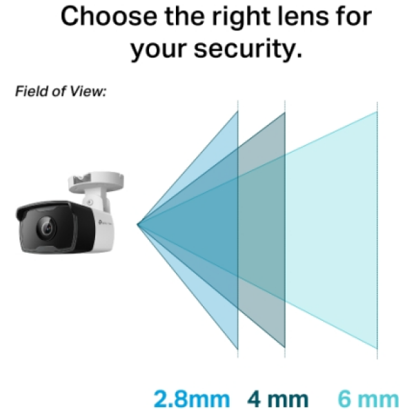 TP-LINK VIGI 4MP zunanja IR Bullet mrežna kamera (do 2560 × 1440 H.265+ 30fps) - slika 3