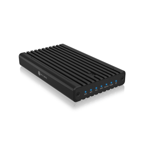Icybox IB-2817MCL-C31 ohišje za 2 NVME SSD-ja s USB-C in USB-A priključkom - slika 3